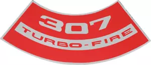 OER Air Cleaner Decal Turbo-Fire 307 Camaro Nova Chevelle Impala Corvette - Picture 1 of 4