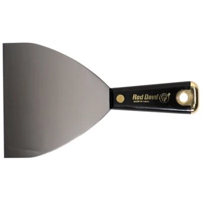 CUCHILLO DE PARCHE FLEXIBLE RED DEVIL 4" *4214 HOJA DE METAL Foto 1 de 2