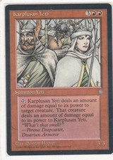 Magic: MTG: Ice Age: Karplusan Yeti