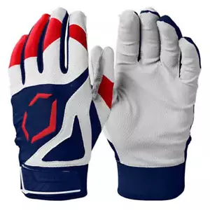 Evoshield SRZ-1 Batting Gloves - Navy/ Red/ White - Picture 1 of 8