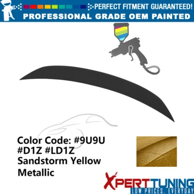 Fits 12-19 VW Beetle Hatchback OE Factory ABS Trunk Spoiler Painted #9U9U Yellow Foto 1 de 4