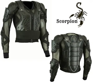 MENS SCORPION SPINE GUARD CE BODY ARMOUR MOTORBIKE MOTORCYCLE PROTECTION JACKET - Picture 1 of 4