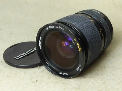 Tamron SP 28-80mm f/3.5-4.2 Adaptall-2 CF Macro BBAR MC Lens 27A - Image 1 of 4
