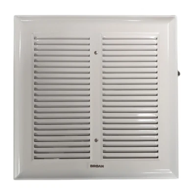 Conjunto de cubierta/rejilla de ventilador de baño Broan genuino S97011308, blanco Foto 1 de 2