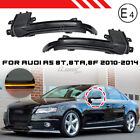 2X Dynamic LED Wing Mirror Turn Signal Indicator Light For Audi A3 8P A4 B8.5 A5