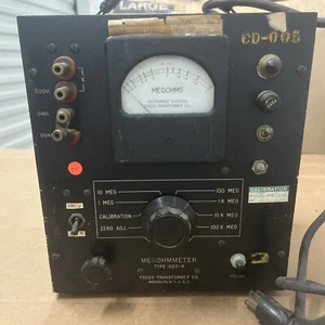 Freed Transformer Co. Model 1020-B MEGOHMMETER - Picture 1 of 11