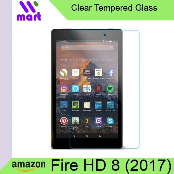 Clear Tempered Glass Screen Protector for Amazon Kindle Fire HD 8 - Image 1 of 1