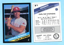 1988 CMC Minor League - Louisville Redbirds  -Carl Ray Stephens -  Box 193