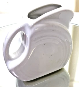 Mini disco Fiestaware vintage blanco crema de un solo servicio - Imagen 1 de 1