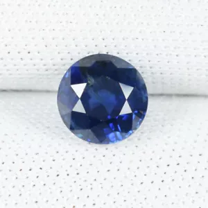 1.13Cts Fine Luster "Certif No Heat" Natural Sapphire From Burma....!!!!! - Picture 1 of 3