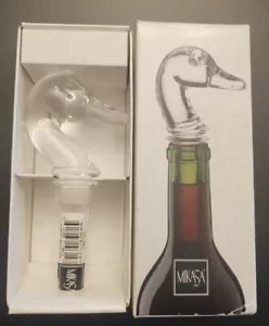 Tapón de cristal con cabeza de pato mallardo Mikasa - Imagen 1 de 2
