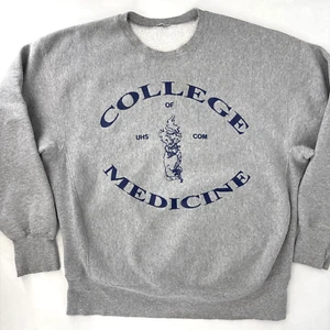 ¿Tejido inverso campeón vintage años 90? UHS College of Medicine cuello redondo XL-2XL - Imagen 1 de 17