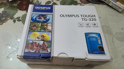 Cámara digital electrónica Olympus Tough TG-320 14,0 MP azul Foto 1 de 4