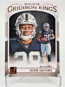 2019 Panini Donruss Rookie Gridiron Kings #RGK-8 Josh Jacobs Raiders/ Packers - Bild 1 von 2
