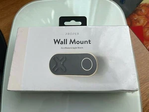Soporte de pared adecuado para iPhone y Apple Watch imán teclas a presión dorado NUEVO - Imagen 1 de 2