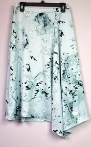 Falda con dobladillo asimétrico ALFANI talla 16 Aqua al por menor $74.50 - Imagen 1 de 3
