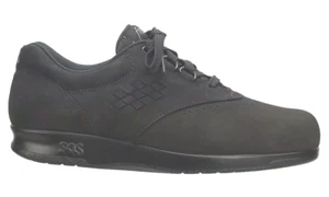 ZAPATOS SAS TRI-PAD FREE TIME COMFORT M2619647 MUJER CUERO GAMUZA NEGRO ~ 8.5 - Imagen 1 de 6