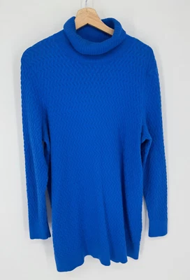 Land's End Sz XL (18) Women's Ribbed Knit Pullover Mockneck Sweater , 2776 - Image 1 of 4