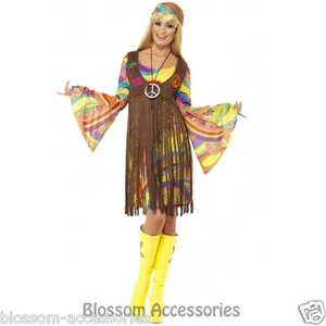 CL206 1960s Groovy Lady Hippie 70s Disco Retro Groovy Go Go Dance Party Costume - Picture 1 of 4