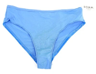 Soma Intimates Vanishing Edge Micro Cheeky Hipster ~ Dreams Come Blue ~ Size:M - Image 1 of 3