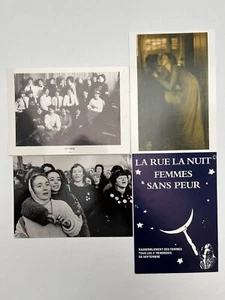 Lot de 4 cartes postales années 80 Mouvement Lesbien & Feministe - Picture 1 of 5
