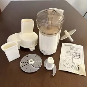 Sunbeam Oskar Food Processor Chopper Slicer Shredder 14181 w/Accessories Vintage - Picture 1 of 18