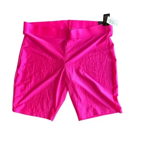 Torrid Hot Pink Nylon & Spandex Biker Shorts Size 3 NWT - Picture 1 of 3