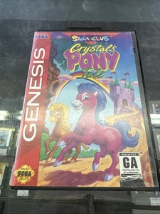 Crystal's Pony Tale (Sega Genesis, 1994) CIB, manuale, gioco, testato e funzionante - Foto 1 di 16
