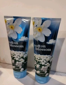 2x Bath & Body Works Cotton Blossom Ultra Shea Körpercreme je 8 Oz Neu - Bild 1 von 3