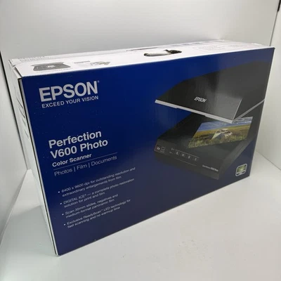New Sealed Epson Perfection V600 Photo Wired USB Connect Color Scanner High Res - Image 1 of 4