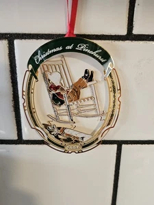 Pinehurst Resort 2005 Golfer Southern Relaxing Gold Decorazione Natalizia Incisa 3D - Foto 1 di 5