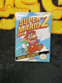 Super Mario Bros. 2 With Box & Styrofoam & Sleeve (Nintendo, NES 1988) + Case