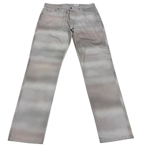 NUEVO AG Wells Pantalones de mezclilla relajados de pierna cónica para hombre Botón Mosca, talla 32x31 - Imagen 1 de 12