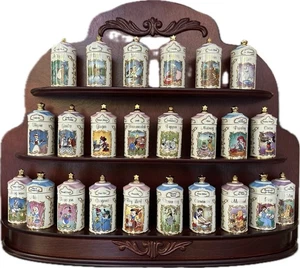 Walt Disney Spice Jar LENOX 1995 Juego de 24 - PLUS SALERO Y PIMENTERO - Imagen 1 de 18