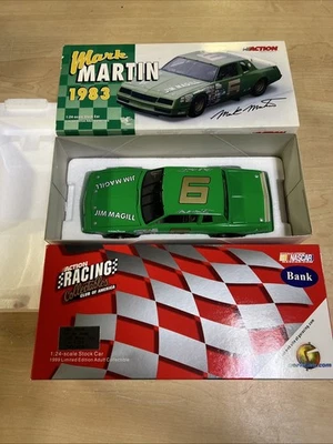 Action Racing #6 Mark Martin 1983 Jim Magill Chevrolet Monte Carlo banco 1:24  Foto 1 de 4
