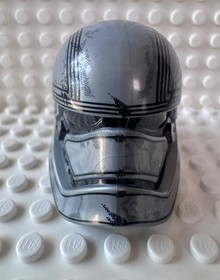 LEGO Large Figure Head Modified SW Captain Phasma Pattern 24203pb01