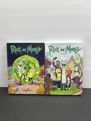 Rick And Morty Season 1 & 2 DVD Lot Brand New SEALED - Image 1 of 4