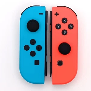 Nintendo Switch Joy-Con Controller Set Neon Blue & Neon Red Original Genuine - Picture 1 of 21
