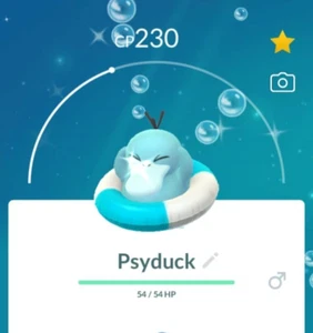 Shiny Psyduck (Swim Ring) - Trade 20K Stardust Or PTC Go - Picture 1 of 1