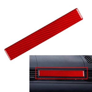 1pc Carbon Red Co-pilot Dashboard Panel Cover For BMW 3 Series E36 1991-1999 - Foto 1 di 8