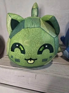 APHMAU MYSTERY MEEMEOWS 11 ZOLL SMARAGDKATZE glitzernder Plüsch - Bild 1 von 4