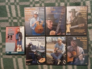 Lot 7 DVDs Guitar Fingerpicking Style by Buster B. Jones; Songs of John Denver - Imagen 1 de 18