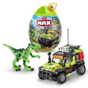 ZURU MAX Dino Adventure Raptor Force 238tlg Brick Set Ei NEU kompatibel Jeep Spielzeug - Bild 1 von 3