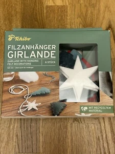 TCM Tchibo  Filzanhänger Girlande * Weihnachten *, Neu ! - Bild 1 von 3