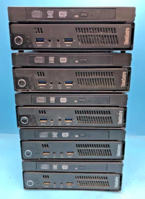 JOB LOT x5 Lenovo ThinkCentre M92p Mini PC i5-3470T/8GB RAM/500GB HDD/WIN - Image 1 of 4