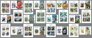 NATURE animals orchids Mozambique collection 24 s/s MNH #CNA331 - Picture 1 of 1
