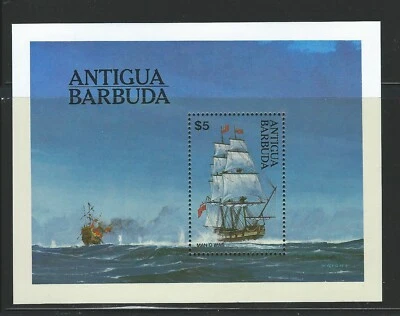 Antiqua/Barbuda Sc 749 Ss Man of War Ship - Image 1 of 3