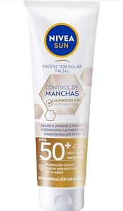 NIVEA SUN PROTECTOR SOLAR FACIAL/LUMINOUS 630 ANTI MANCHAS/FPS 50/DARK SPOT SPF - Picture 1 of 8