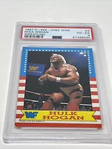 HULK HOGAN 1987 O-PEE-CHEE OPC WWF Wrestling CARD #3 HULKAMANIA PSA 4 - Picture 1 of 2