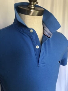 Tommy Hilfiger Mens Polo Shirt Blue, Small - Picture 1 of 10